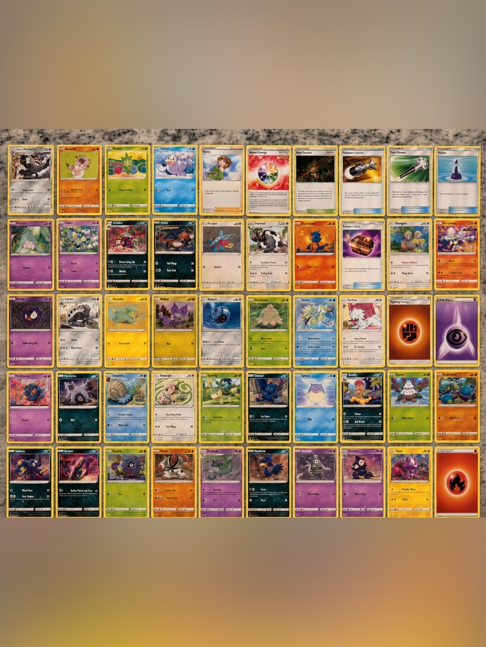 40pc Pokemon cards includes shine art ones PM9 PM10